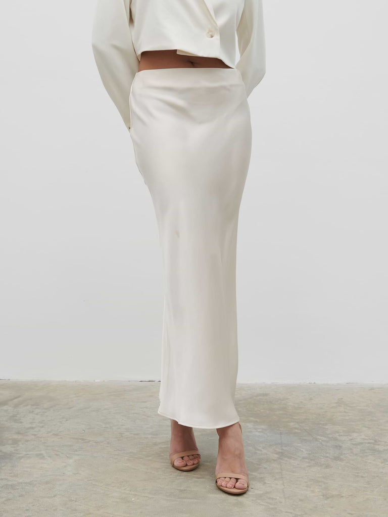 Breya Satin Skirt
