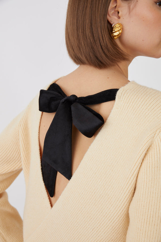Macrame Jumper - Cream