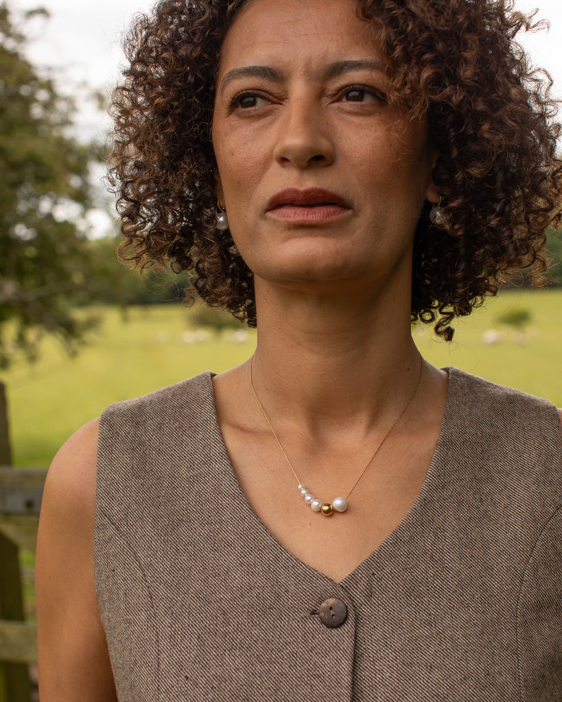 Ashford Fine Ball Necklace - Gold
