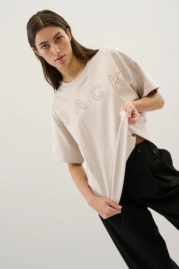 Paris T-Shirt Silver Cloud