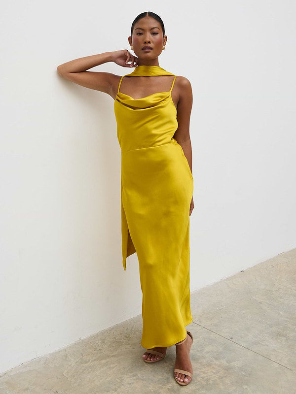 Keisha Scarf Midaxi Dress