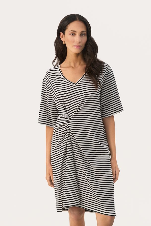 Jenelle Knot Dress Stripe