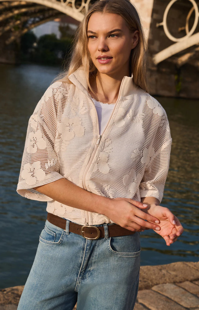 Crochet jacket - Beige