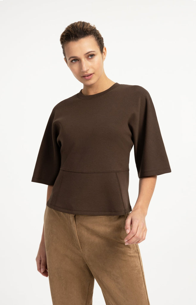Jersey top - Brown