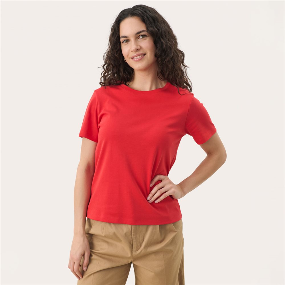 Lenya Red T Shirt by PartTwo