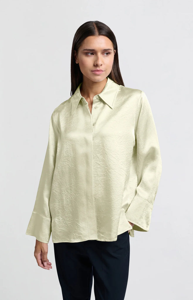 Gold Satin Blouse