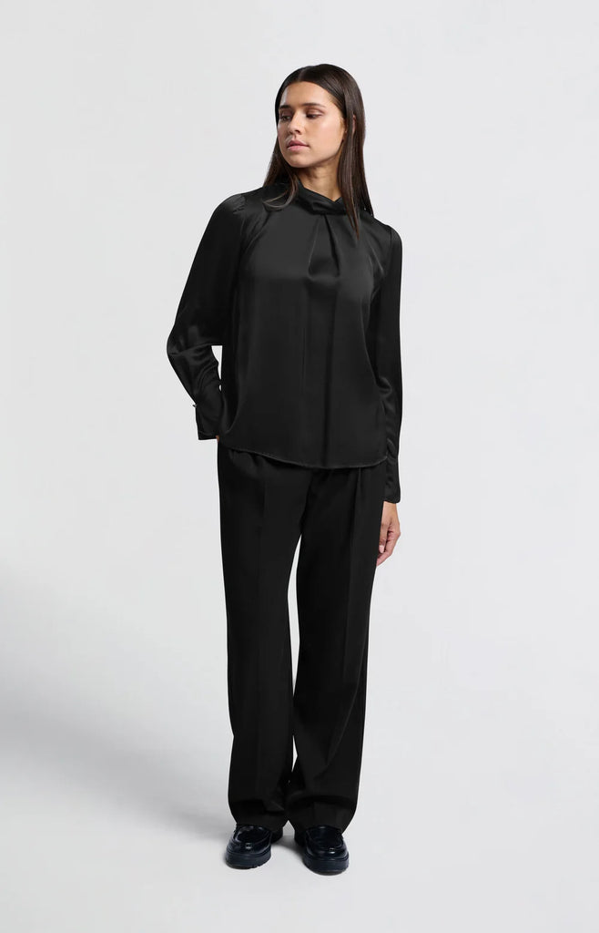 Black Wide Leg Trousers