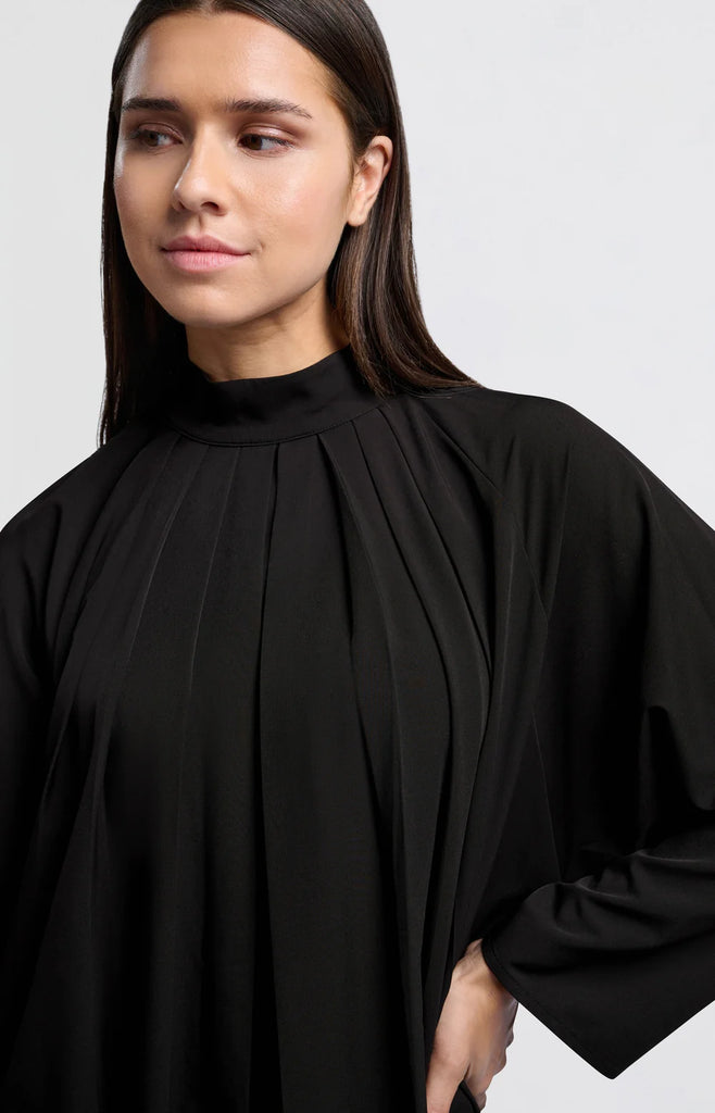 Black Pleated Top